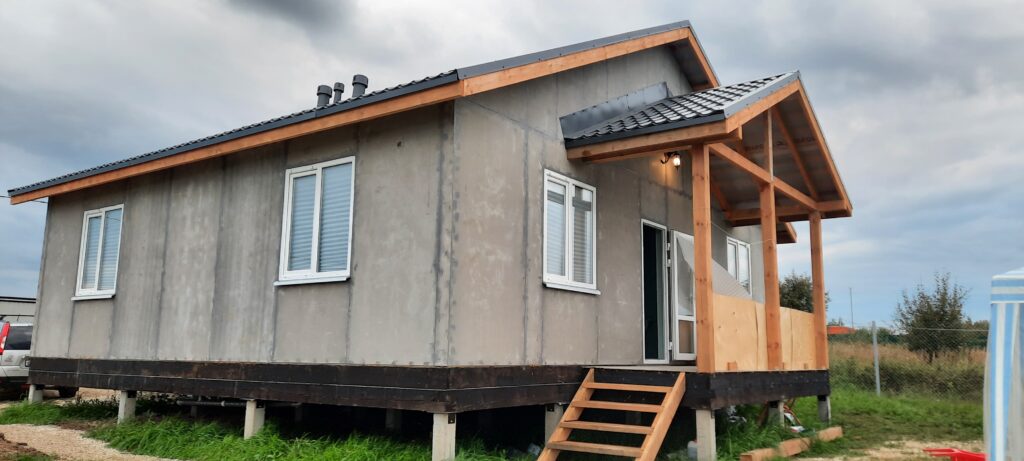 дом из сип панелей